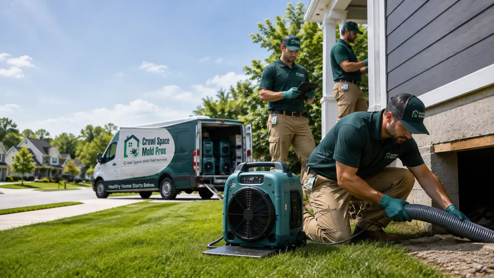 Crawl Space Mold Removal in Mount Blanchard, OH